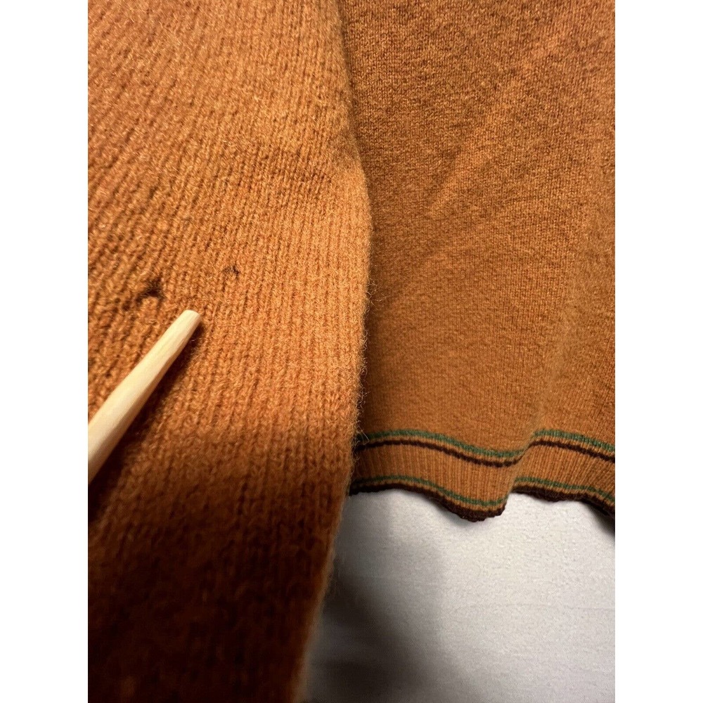 TUCKER KNITS Sweater Basketball print Mock Neck - Picture 10 of 11